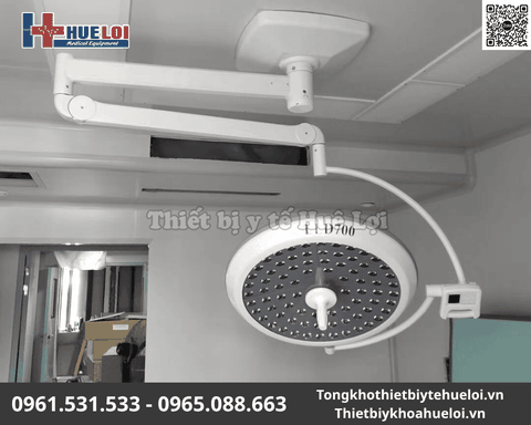 Đèn Led Phẫu Thuật Treo Trần Nhà 1 Nhánh 700 | Huê Lợi