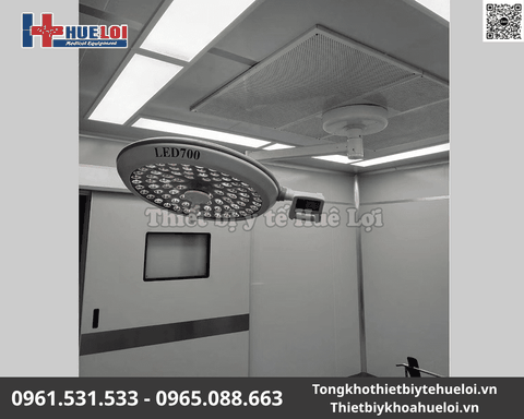 Đèn Led Phẫu Thuật Treo Trần Nhà 1 Nhánh 700 | Huê Lợi