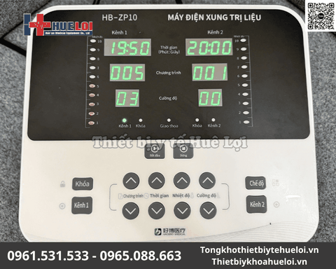 Máy Điện Xung Giao Thoa 2 Kênh Haobro HB-ZP10