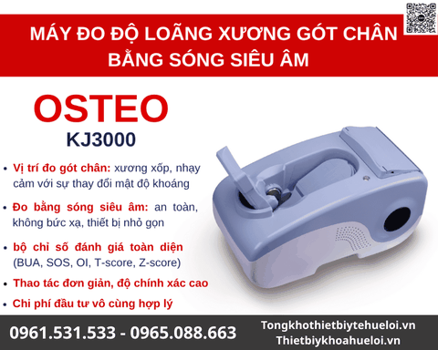 Máy Đo Mật Độ Xương Gót Chân OSTEOKJ3000: Sự Lựa Chọn Tối Ưu Cho Phòng Khám