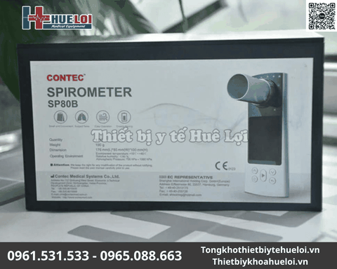 Máy đo chức năng hô hấp Contec SP80B | Giải pháp đo thông khí phổi di động