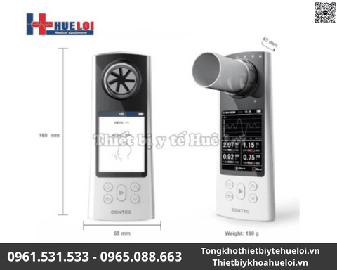 Máy đo chức năng hô hấp Contec SP80B | Giải pháp đo thông khí phổi di động