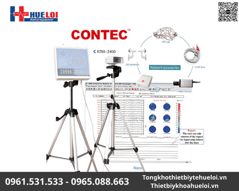 Máy điện não 24 kênh Contec KT88-2400 | Hệ thống phân tích phổ