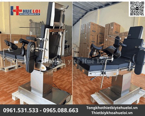 Bàn Mổ Bằng Điện Đa Năng Cao Cấp – Thép 304 Kháng Nước – Huê Lợi