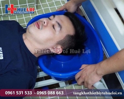 Giường Y Tế Đa Năng 4 tay quay hạ chân góc to