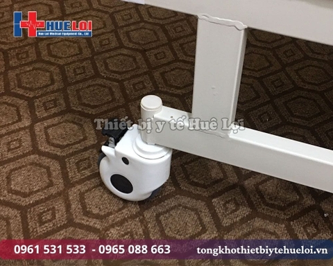 Giường Y Tế Đa Năng 4 tay quay hạ chân góc to