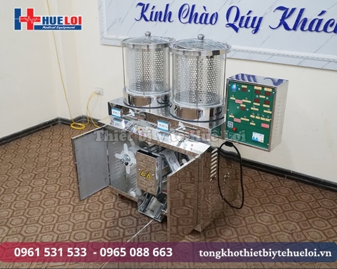 Máy Sắc Thuốc Đóng Gói Tự Động 2 Nồi – Dung Tích 40L, Tiết Kiệm Thời Gian