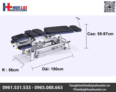 Giường Điều Trị Cột Sống Chiropractic Cao Cấp