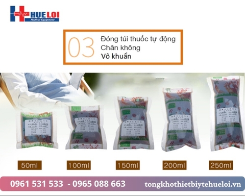 Máy Sắc Thuốc Đóng Gói Tự Động 2 Nồi – Dung Tích 40L, Tiết Kiệm Thời Gian