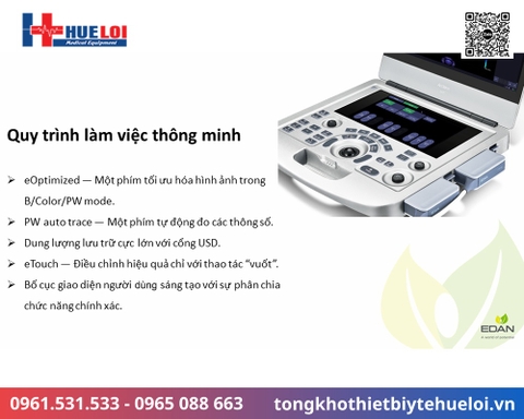 Máy siêu âm xách tay cao cấp EDAN AX3 (Acclarix AX3)