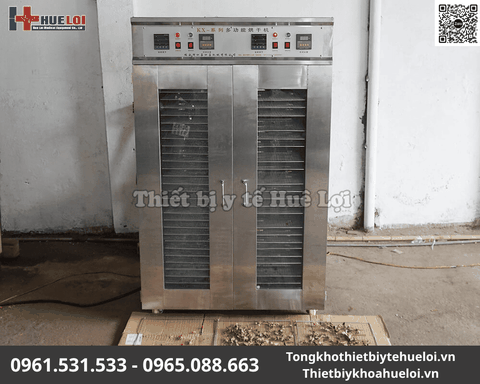 Tủ Sấy Thuốc Đông Y Cao Cấp 30 Tầng 60 Khay Thép 304 Độ Bền Cao