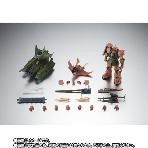 THE ROBOT SPIRITS <SIDE MS> MS-06FS Zaku II Garma's Custom Model And Mazella Attack Earth Invasion Set Ver. A.N.I.M.E.