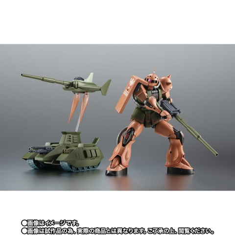 THE ROBOT SPIRITS <SIDE MS> MS-06FS Zaku II Garma's Custom Model And Mazella Attack Earth Invasion Set Ver. A.N.I.M.E.