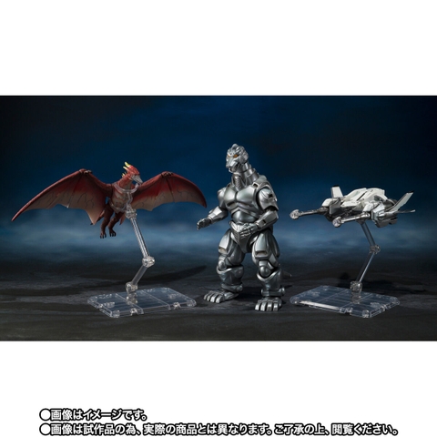 S.H.MonsterArts Mechagodzilla (1993) & Garuda & Fire Rodan Makuhari Decisive Battle Ver.