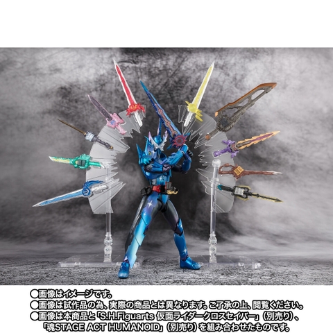 S.H.Figuarts Kamen Rider Xross Saber 10 Seiken Set