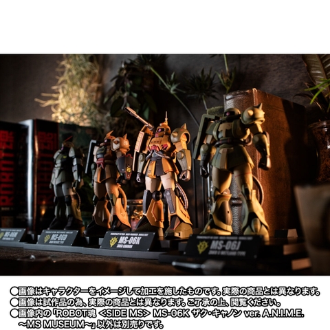 THE ROBOT SPIRITS <SIDE MS> MS-06K Zaku Cannon Ver. A.N.I.M.E. ~MS MUSEUM~