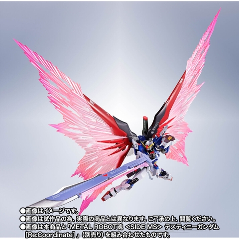 METAL ROBOT SPIRITS <SIDE MS> Wing Of Light & Effect Set For Destiny Gundam [Re:Coordinate]