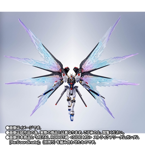 METAL ROBOT SPIRITS <SIDE MS> Wing Of Light & Hi-Mat Full Burst Effect Set For Strike Freedom Gundam [Re:Coordinate]