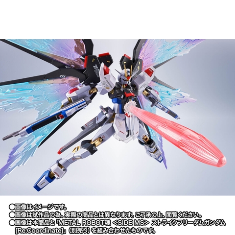 METAL ROBOT SPIRITS <SIDE MS> Wing Of Light & Hi-Mat Full Burst Effect Set For Strike Freedom Gundam [Re:Coordinate]