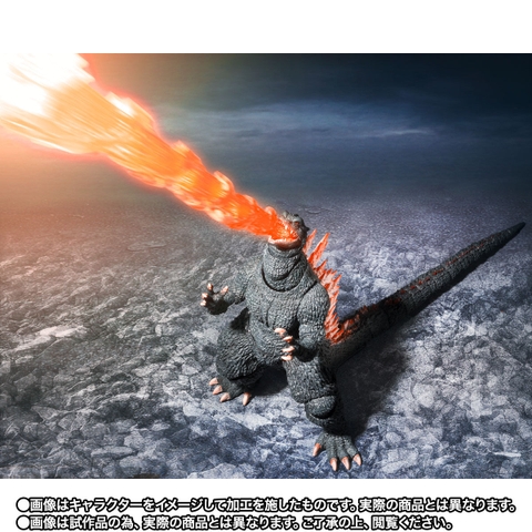 S.H.MonsterArts Godzilla (2004) Heat Ray Ver. VS New Gotengo