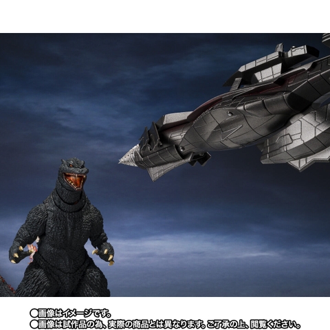 S.H.MonsterArts Godzilla (2004) Heat Ray Ver. VS New Gotengo