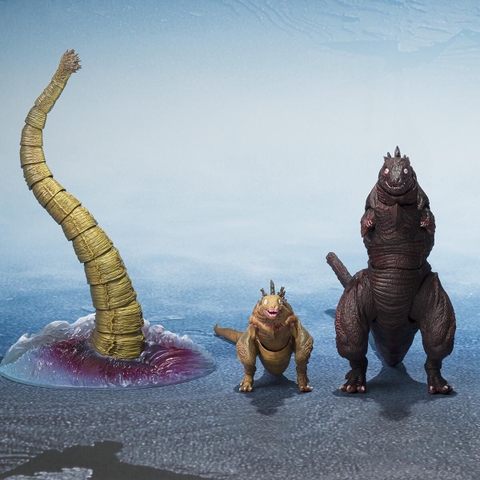 S.H.MonsterArts Godzilla (2016) The 2nd Form & 3rd Form & Giant Unidentified Creature Set