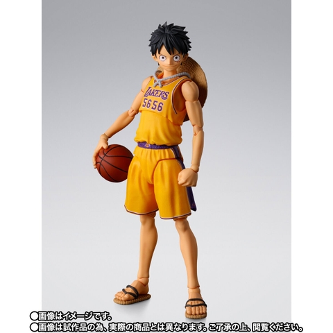S.H.Figuarts ONE PIECE × NBA Monkey D. Luffy -LOS ANGELES LAKERS Ver.-