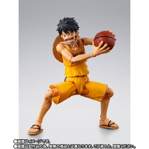S.H.Figuarts ONE PIECE × NBA Monkey D. Luffy -LOS ANGELES LAKERS Ver.-