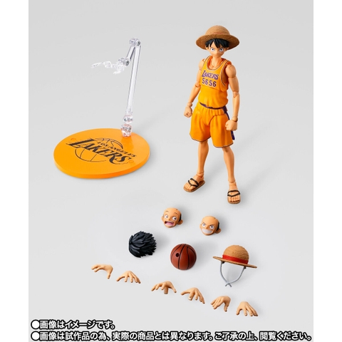 S.H.Figuarts ONE PIECE × NBA Monkey D. Luffy -LOS ANGELES LAKERS Ver.-