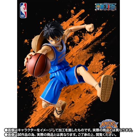 S.H.Figuarts ONE PIECE × NBA Monkey D. Luffy -NEW YORK KNICKS Ver.-