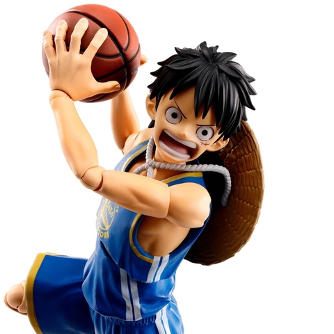S.H.Figuarts ONE PIECE × NBA Monkey D. Luffy -GOLDEN STATE WARRIORS Ver.-
