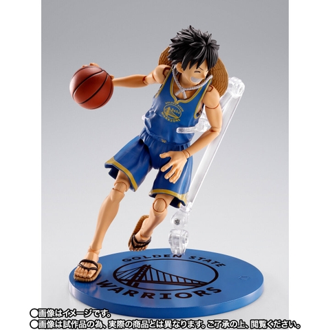 S.H.Figuarts ONE PIECE × NBA Monkey D. Luffy -GOLDEN STATE WARRIORS Ver.-