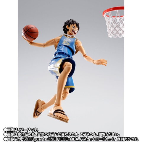 S.H.Figuarts ONE PIECE × NBA Monkey D. Luffy -GOLDEN STATE WARRIORS Ver.-