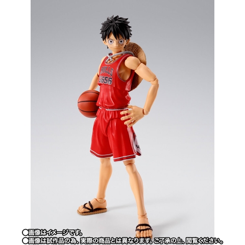 S.H.Figuarts ONE PIECE × NBA Monkey D. Luffy -CHICAGO BULLS Ver.-