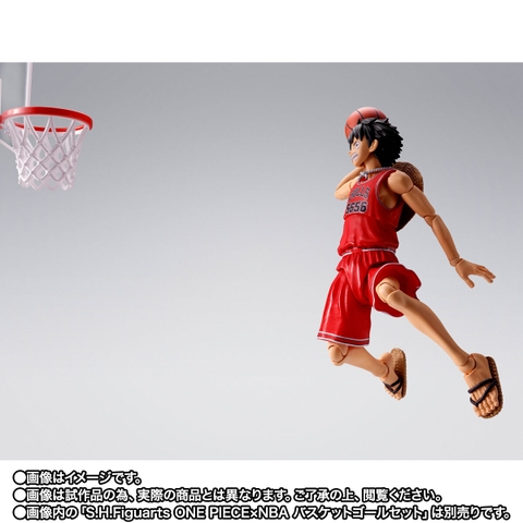 S.H.Figuarts ONE PIECE × NBA Monkey D. Luffy -CHICAGO BULLS Ver.-
