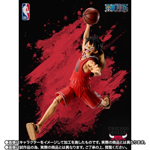 S.H.Figuarts ONE PIECE × NBA Monkey D. Luffy -CHICAGO BULLS Ver.-