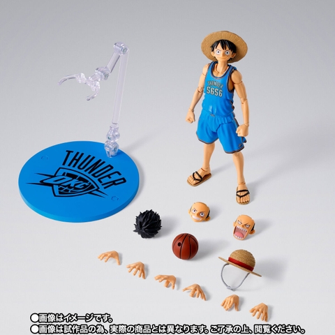 S.H.Figuarts ONE PIECE × NBA Monkey D. Luffy -OKLAHOMA CITY THUNDER Ver.-