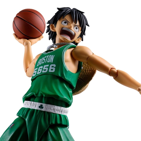 S.H.Figuarts ONE PIECE × NBA Monkey D. Luffy -BOSTON CELTICS Ver.-