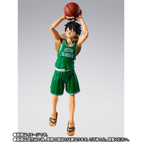 S.H.Figuarts ONE PIECE × NBA Monkey D. Luffy -BOSTON CELTICS Ver.-