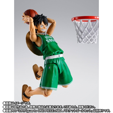 S.H.Figuarts ONE PIECE × NBA Monkey D. Luffy -BOSTON CELTICS Ver.-