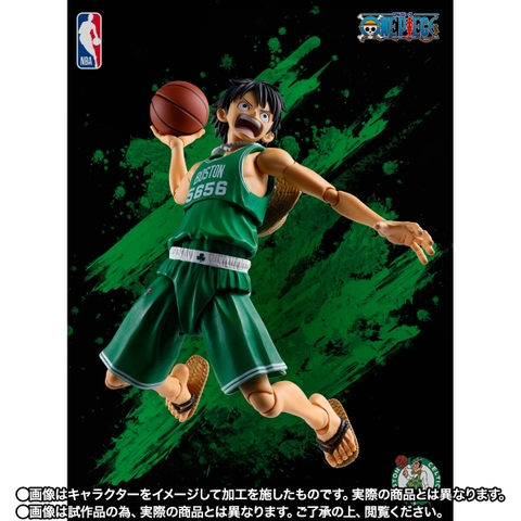 S.H.Figuarts ONE PIECE × NBA Monkey D. Luffy -BOSTON CELTICS Ver.-