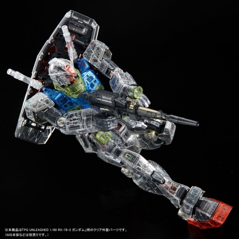 PG UNLEASHED 1/60 RX-78-2 Gundam Clear Color Body