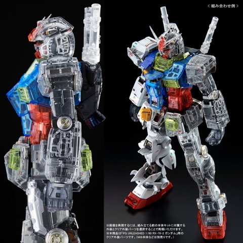 PG UNLEASHED 1/60 RX-78-2 Gundam Clear Color Body