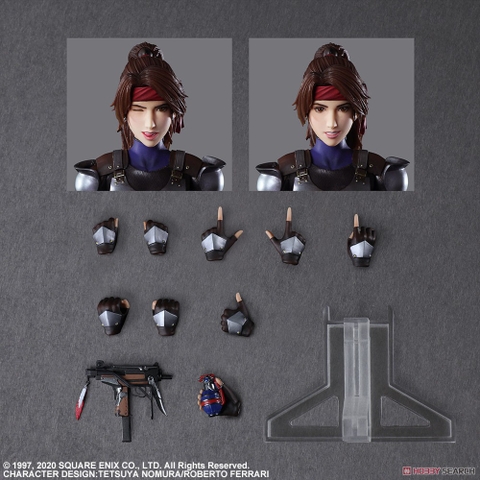 PLAY ARTS KAI Final Fantasy VII Remake Jessie & Motorcycle Set