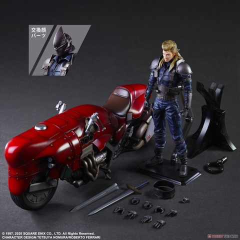 PLAY ARTS KAI Final Fantasy VII Remake Roche & Motorcycle Set