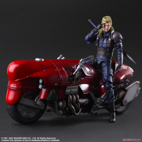 PLAY ARTS KAI Final Fantasy VII Remake Roche & Motorcycle Set