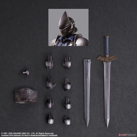 PLAY ARTS KAI Final Fantasy VII Remake Roche & Motorcycle Set