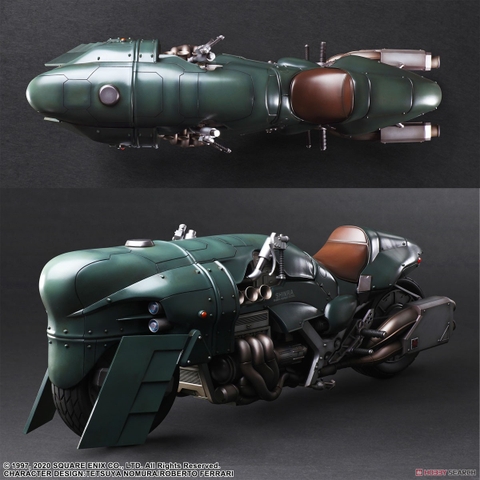 PLAY ARTS KAI Final Fantasy VII Remake Elite Motorcycle Security Officer & Motorcycle Set