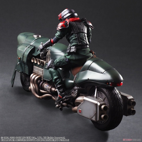 PLAY ARTS KAI Final Fantasy VII Remake Elite Motorcycle Security Officer & Motorcycle Set
