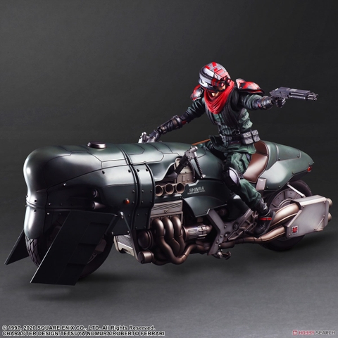 PLAY ARTS KAI Final Fantasy VII Remake Elite Motorcycle Security Officer & Motorcycle Set